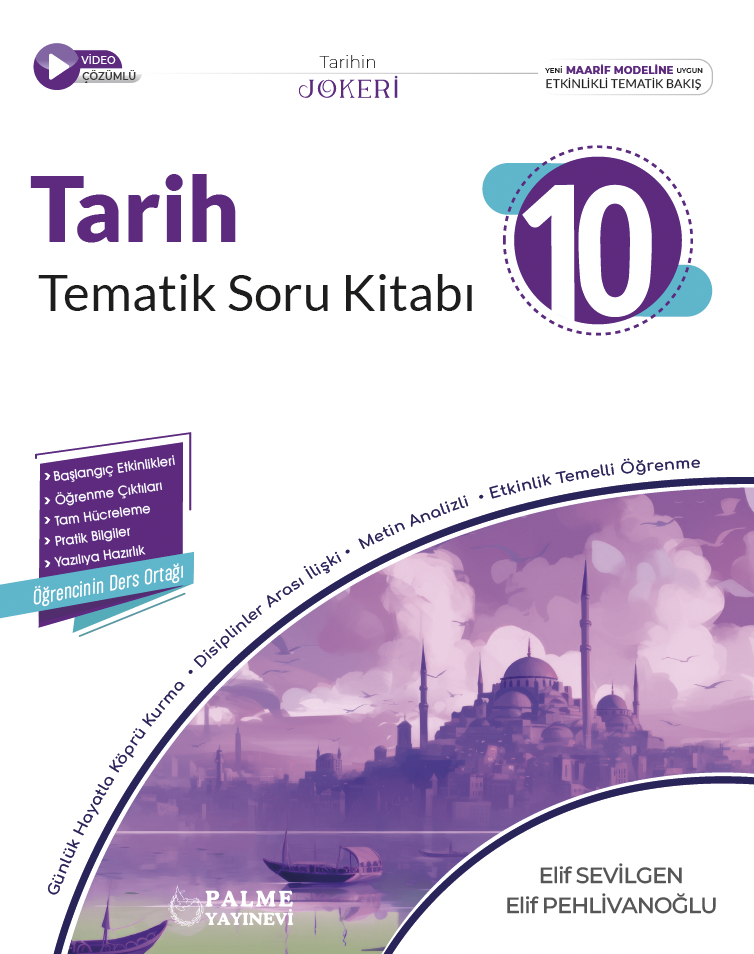 10. Sınıf Joker Tarih Tematik Soru Kitabı kapak görseli